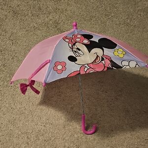 Disney Minnie Mouse Pink and Purple Kids Umbrella